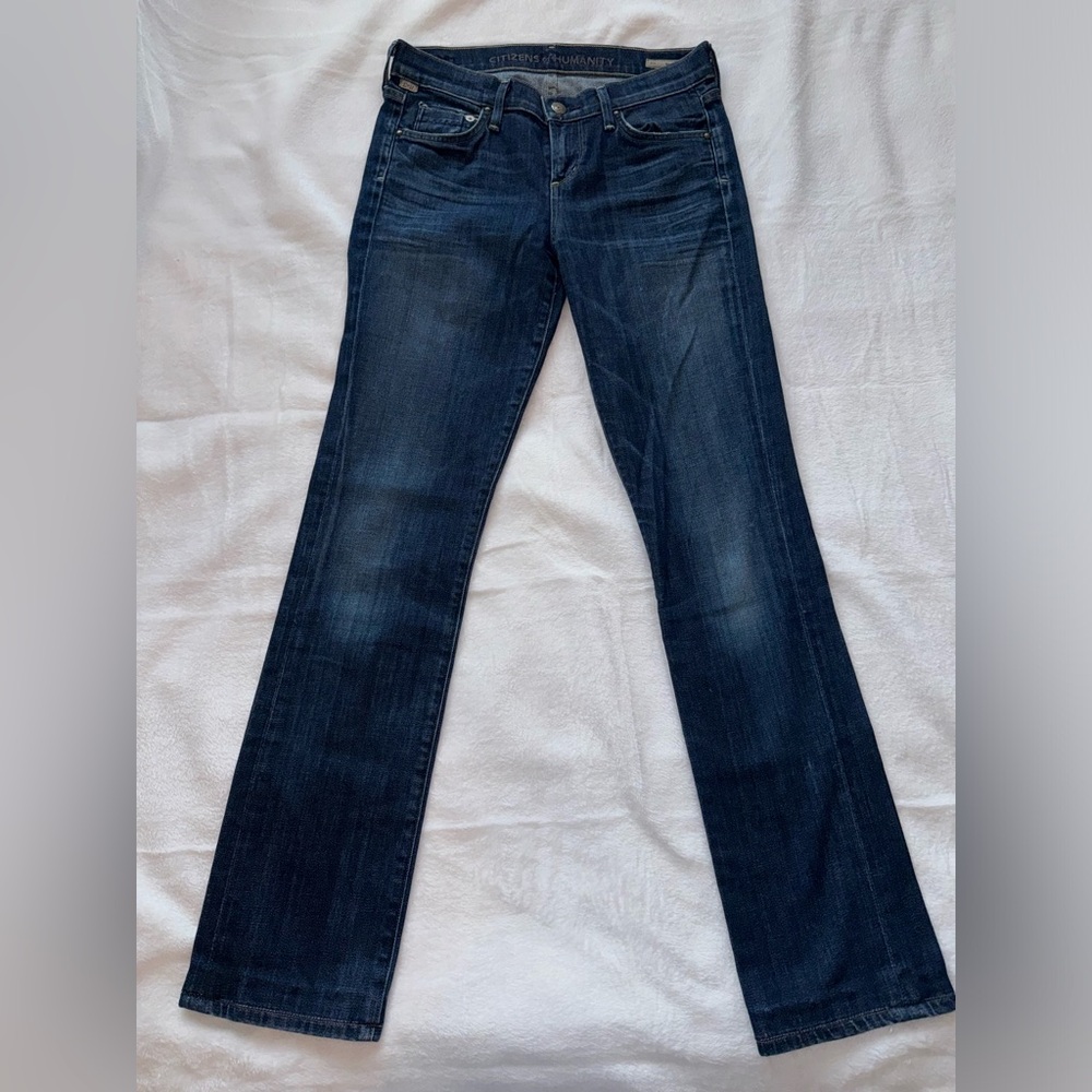 Citizens Of Humanity Ava Low Rise Straight Leg Jeans